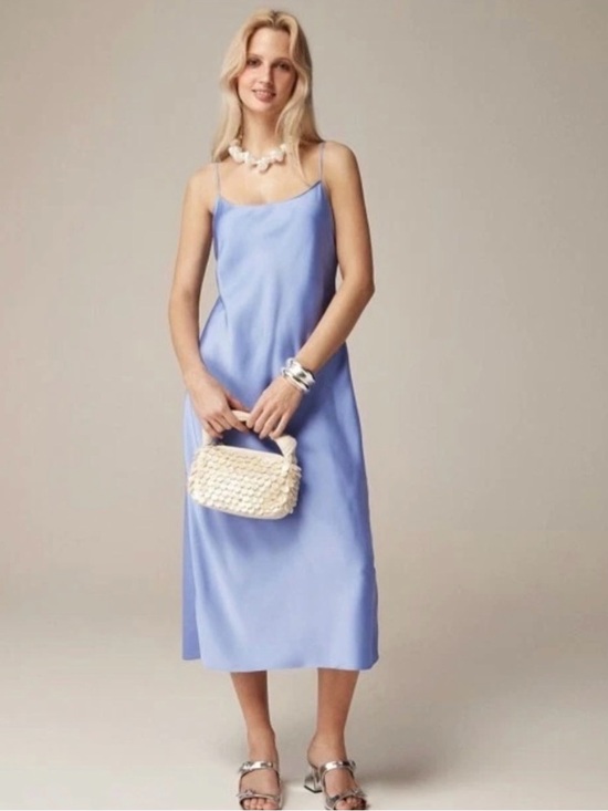 J. Crew Dresses & Skirts - NWT J. Crew Women’s Gwyneth Maxi Slip Dress In Lavender Size 4